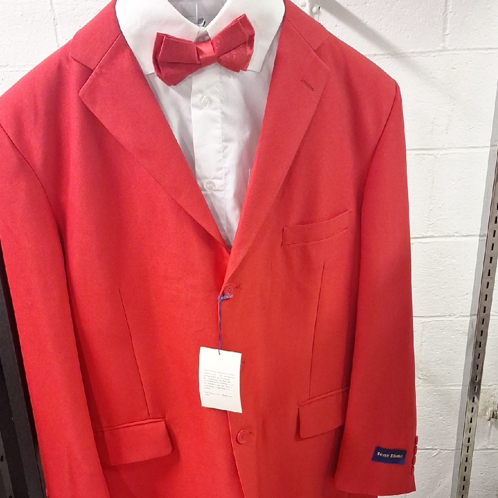 Tony Blake Vibrant Red Men's Suit